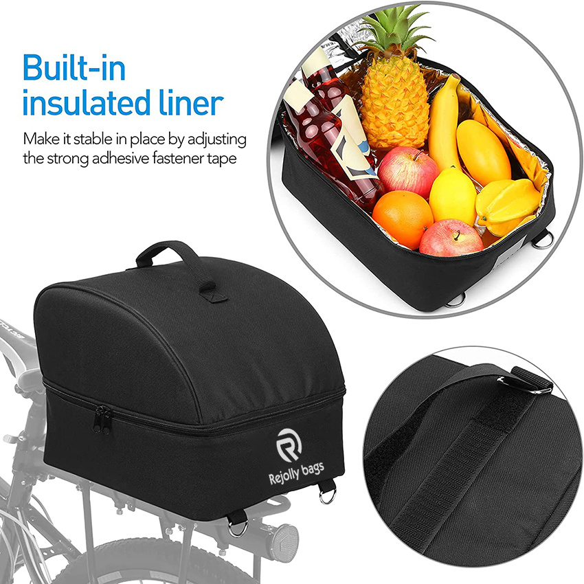 Waterproof Cycling Rear Seat Bag Bike Trunk Cargo Pack Bike Rack Bag