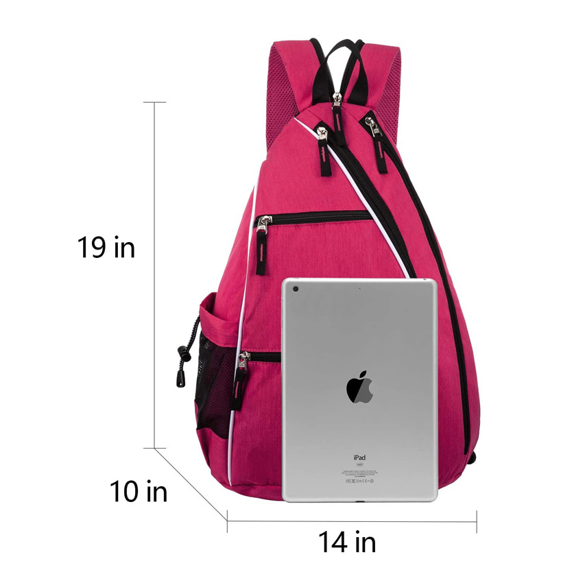 Lightweight Women Pink Bag Racketball Travel Tennis Bag Fashion Sport Gym Bag