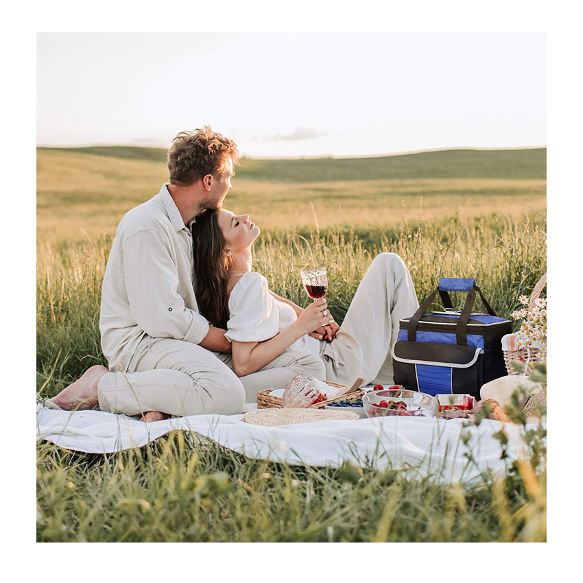 Portable Bottle Bag Casual Outdoor Picnic Basket Warm Bag Ice Bag