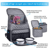 Perfect Weekend Pet Travel Set Dog Travel Bag Pet Owner Multi-Use Dog Outdoor Bag