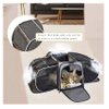 Airline Approved Pet Dog Cat Soft Sided Carrier 2 Side Expandable Collapsible Cat Carrier