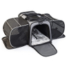 Airline Approved Pet Dog Cat Soft Sided Carrier 2 Side Expandable Collapsible Cat Carrier
