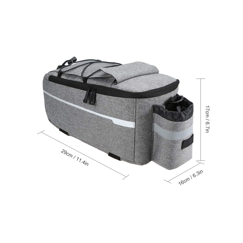 Bicycle Cooler Bag for Cold or Hot Items Bike Rear Rack Storage Case Bike Pannier Bag