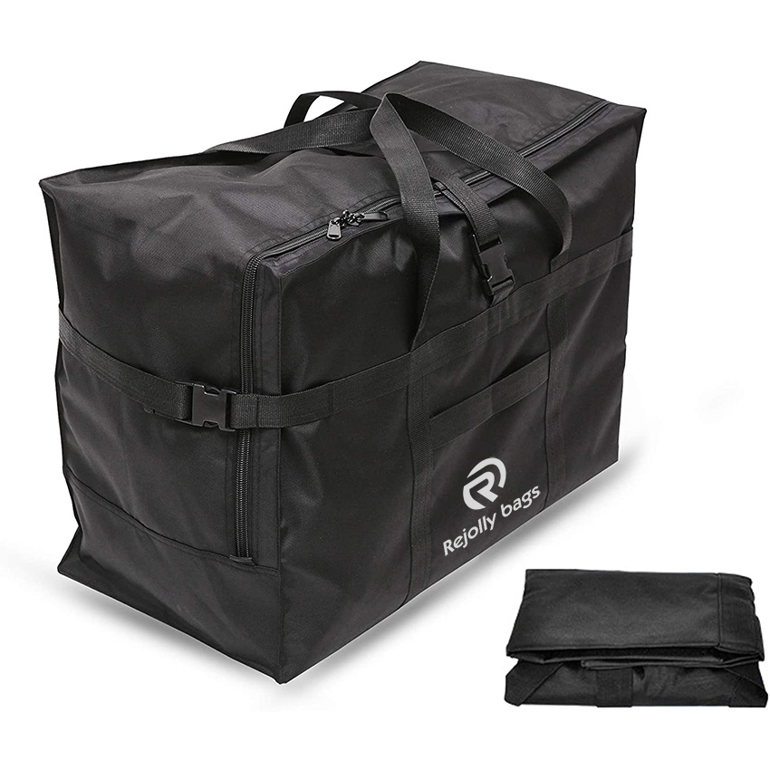 900d Oxford Fabric Foldable Extra Large Duffel Bags, Carry on Travel Bag for Men and Women Camping/Moving Boxes/Airplanes/Hospital Duffel Bag