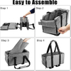 Dog Pet Booster Car Seat for Console Washable Portable Ravel Carrier Bags