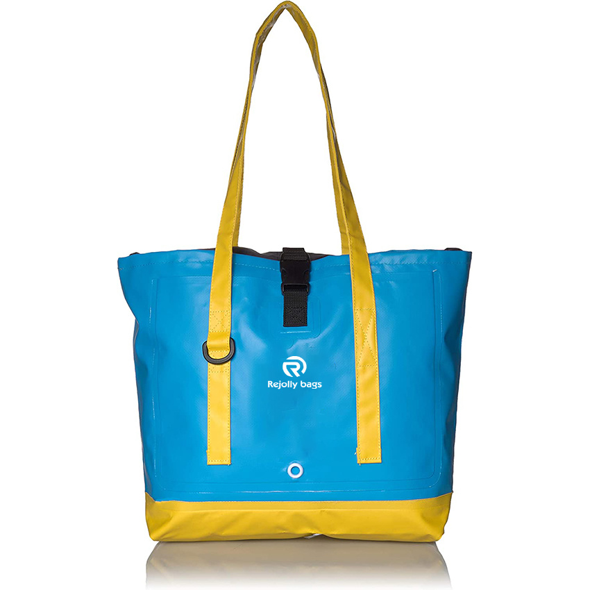 Waterproof Beach Tote Dry Bag Lightweight Roll-Top Sack with Carrying Straps Pouch for Protecting Valuables & Belongings