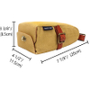 Canvas and Leather Strap-on Bicycle Seat Pouch Bike Saddle Pack Bag