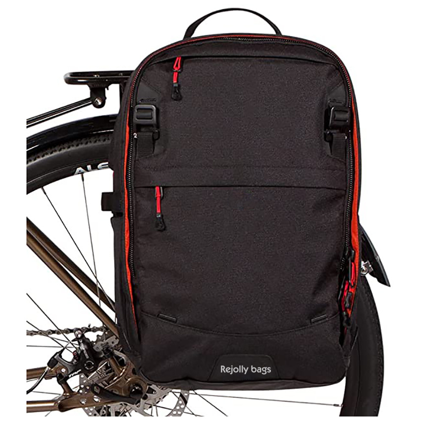 2 in 1 Bike Commuting and Travel Bag Pannier Bicycle Backpack Convertible