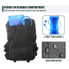 Military Style Tactical Backpack, 45L Large Military Backpacks, Water Resistant Molle Bag Army Rucksack Gifts for Veteran, Black Bag