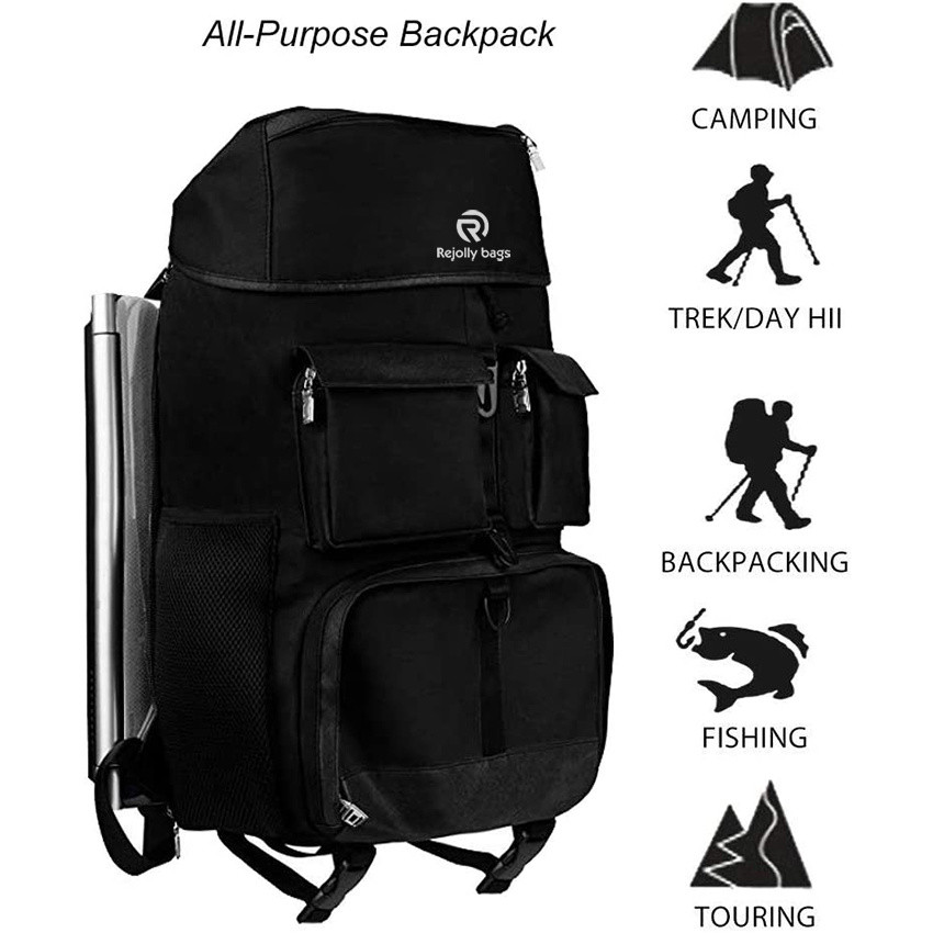 Large Waterproof Hiking Backpack for Men and Women, Travel Daypack for Hiking, Cycling, Climbing Backpack