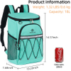 Cooler Backpack 26 Cans Insulated Leak Proof for Women Men Beach Camping Picnic Fishing Hiking Lunch Waterproof Cover Backpack