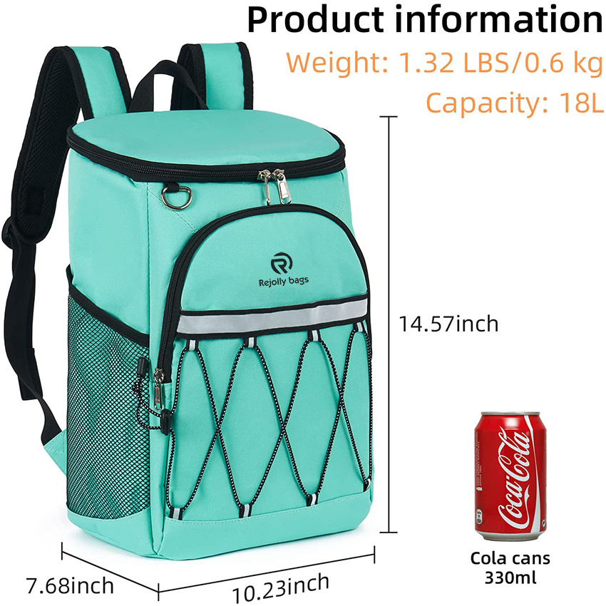 Cooler Backpack 26 Cans Insulated Leak Proof for Women Men Beach Camping Picnic Fishing Hiking Lunch Waterproof Cover Backpack