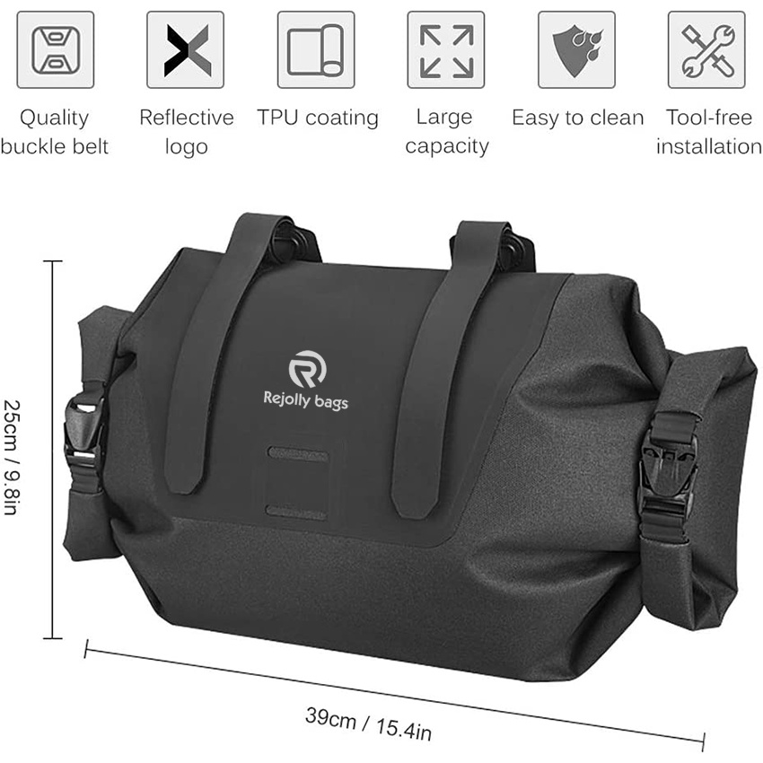 Bike Handlebar Bag Waterproof Multifunctional Front Handlebar Pannier Large Capacity MTB Bike Phone Holder Bicycle Bag