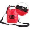 Waterproof First Aid Kit Bag Empty Roll Top Boat Emergency Sports Storage Adjustable Durable Red for Boating