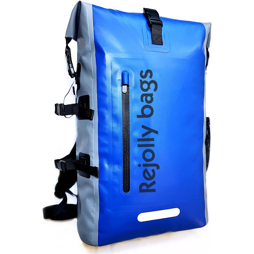 High Quality Heavy Duty Roll Down Top Closure. Splash-Proof Front Zipper Pocket Ultra-Comfort Cushion Back Straps Dry Bag