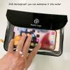 Waterproof Waist Pouch Waist Bag Fanny Pack with Waist Strap &Secret Holder Keep Key Fob for Kayak Swim Surf Snorkel Dry Bag