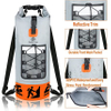 Waterproof Floating Dry Backpack with Waterproof Phone Case for Water Sports - Fishing, Boating, Kayaking, Surfing, Rafting Bag