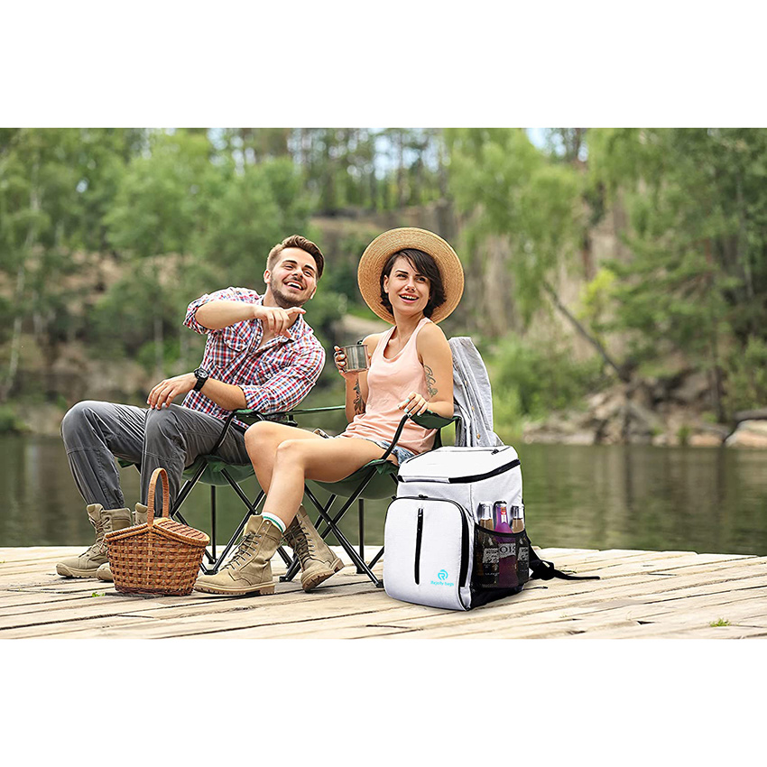 Cooler Backpack Insulated Leak Proof Lightweight Lunch Backpack Work Soft Beach Cooler Bag for Camping BBQ, Picnic, Hiking, Road Trips Dry Backpack