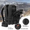 Military Style Tactical Molle Assault Pack, Tactical Backpack Camping Rucksack, 3-Day Pack Bag