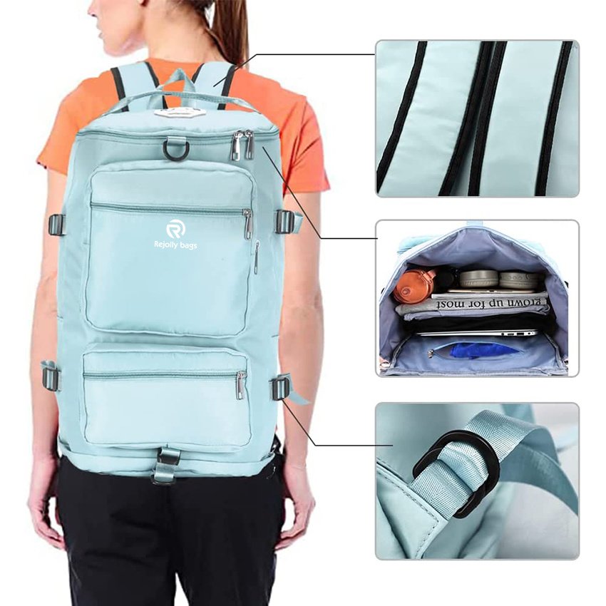 Travel Gear Waterproof Duffel Bag Gym Backpack for Women Men