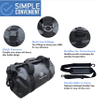 Welded Material Fully Waterproof - Durable Straps & Handle Dry Bag - D Rings to Secure Duffle - for Motorcycle Boating Fishing Dry Bag