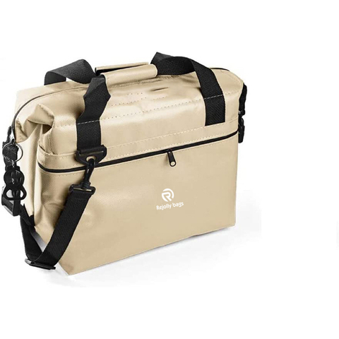 Soft Sided Insulated Cooler Bag Leak Proof Ice Chest for Beverages or Food