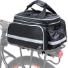 Bike Trunk Bag Extendable Large Capacity Saddle Pack Waterproof Bicycle Rear Rack Luggage Carrier Cycling
