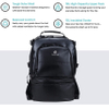 2-in-1 Insulated Cooler Backpack, Leakproof Lightweight Travel Cooler Bag for Beach, Camping, Hiking, Fishing Backpack