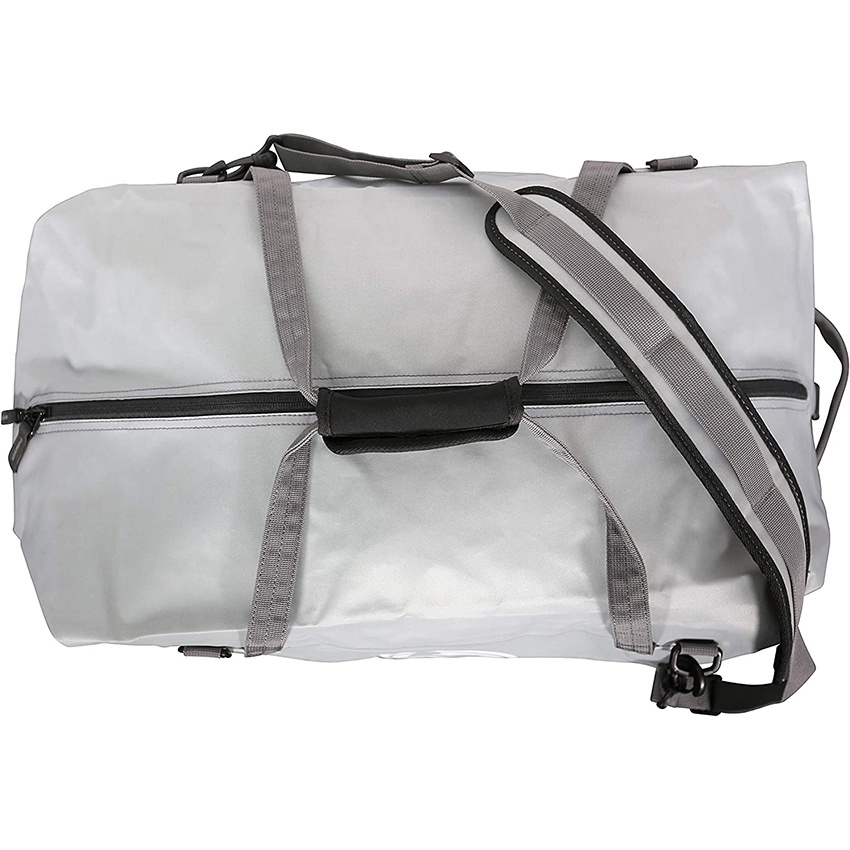 Wet Dry Duffle Bag Kayak with Separate Storage Waterproof Zipper and Compression Straps