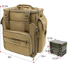 Large Storage Waterproof Saltwater Resistant Fishing Bag with 5 Tackle Boxes Outdoor Multifunctional Box Tackle Bag for Fishing Camping Fishing Fish Bag