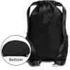 Waterproof Drawstring Gym Backpack Bag for Men & Women, Sport Gym Sack Mini Travel Daypack Bag