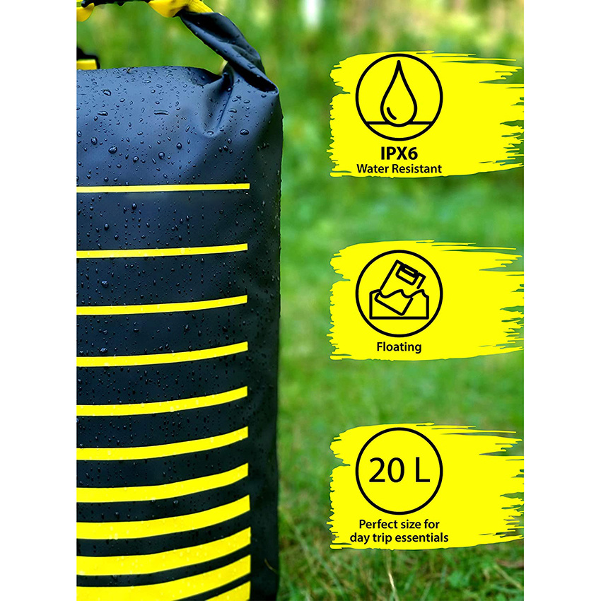 Waterproof Dry Bag Roll Top Backpack for Men and Women Floating Storage Sack Protects Gear Accessories Food or Other Stuff for Camping Hunting Hiking Fishing