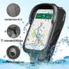 Waterproof Bicycle Mobile Phone Case with TPU Touch Screen for Smartphones Under Bike Frame Bag