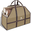 Extra Large Firewood Carrier Pack Heavy Duty Canvas Holder Log Tote Bag for Fireplaces & Wood Stoves Home Indoor Outdoor
