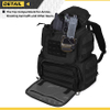 Military Style Backpack, Molle Tactical Range Bag for Shooting, Survival Camping, Hunting, Black Bag