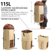 Heavy Duty 115L Collapsible with Handle for Camp, with Drawstring Closure, Dorm Room Essentials for College Students Laundry Bag