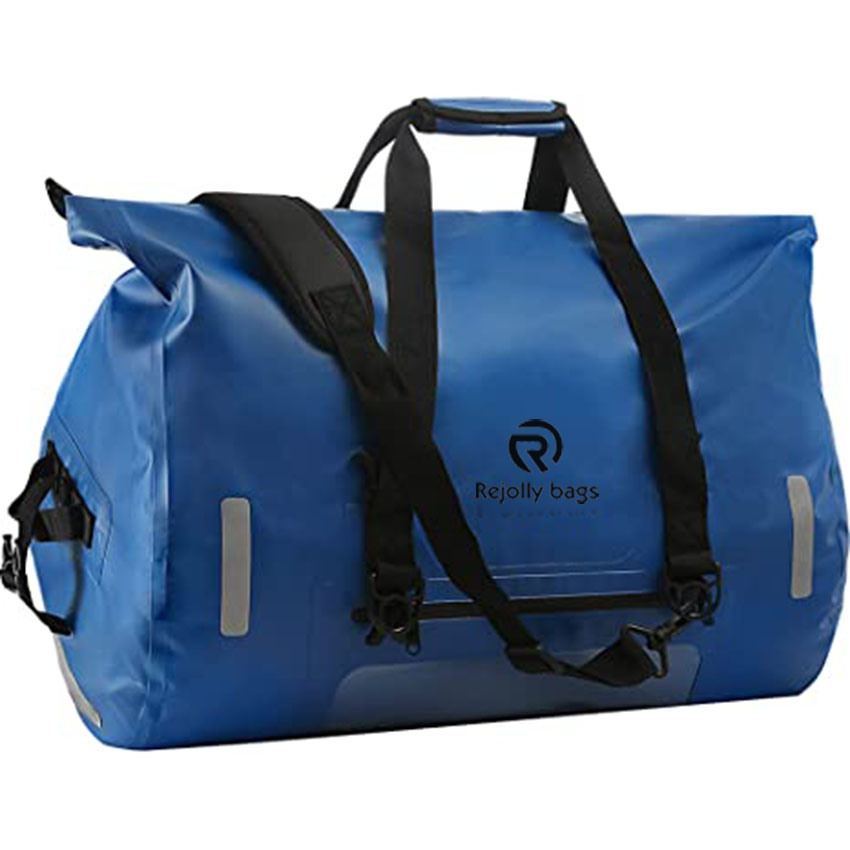 60L Extra Large Heavy Duty Waterproof Duffel Backpack with Durable Straps and Handles for Kayaking, Paddleboarding, Boating, Rafting, Fishing Bag