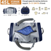 Large Capacity Travel Dry Duffel Bag for Motorcycling Boating Kayaking Camping Fishing Outdoor Adventure Dry Duffel Bag