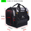 Medium Fishing Gear Storage Bags Portable Fishing Organizer Shoulder Satchel Fishing Tackle Bag