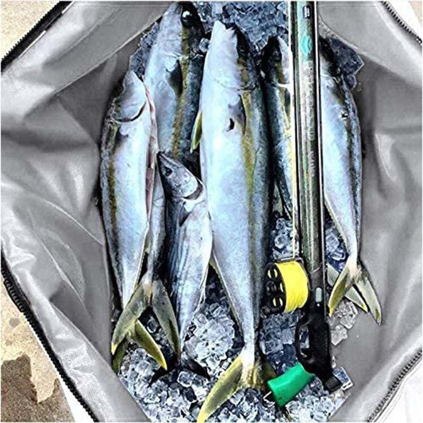 Large Insulated Fish Cooler Bag 48 Inch Monster Leakproof Fish Kill Bag, Portable Waterproof Fish Bag