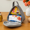 Triangular Insulation Lunch Bag Mini Aluminum Foil Student Rice Ball Bag Cute Portable Lunch Box Outdoor