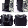 Water Resistant Bag with Rod Water Bottle Holder for Outdoor Camping Hiking Fishing Gear Bag