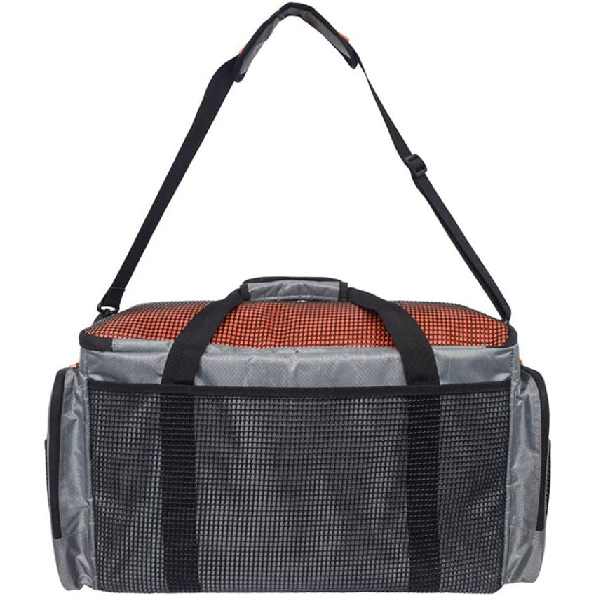 Multi-Pocket Dual Compartment Water Resistant Fishing Tackle Box Storage Bags Portable for Camping, Picnic, BBQ, Fishing Gear Storage Fishing Fish Bag