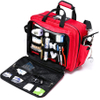 First Aid Backpack Bag Empty Emergency Red Medical Large-Capacity Outdoor Waterproof Rescue Kit
