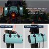 Motorcycle Roll-Top Waterproof Duffel Bag with Quick-Fixed Straps for Motorcycling, Bicycling, Boating, Kayaking Dry Bag