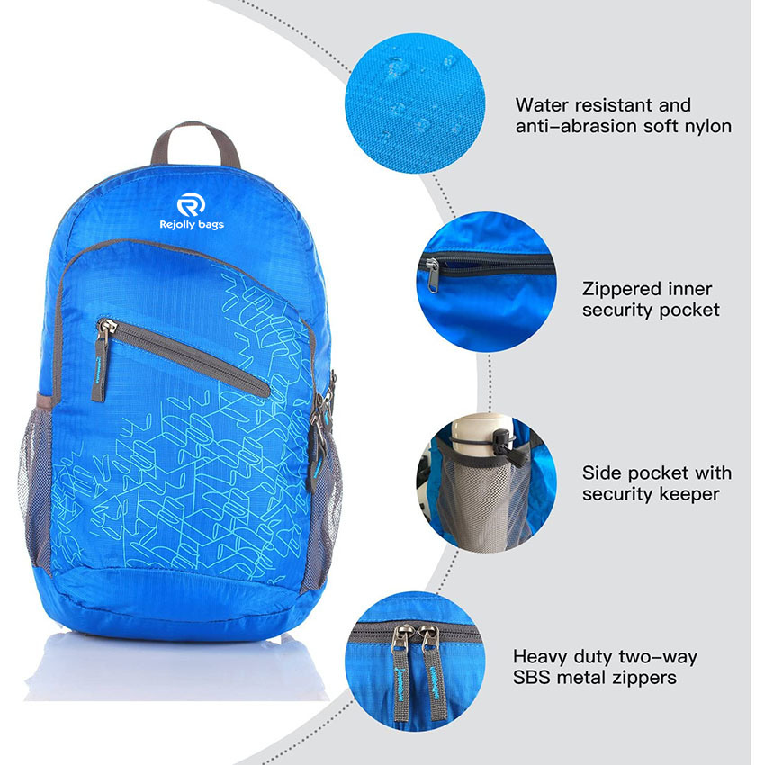 Wholesale Outlander Packable Handy Lightweight Travel Hiking Backpack Daypack