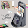Big Capacity Pencil Case Pouch School College Office Pens Organizer for Teens Girls Adults Student Pen Bag RJ21643