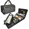Large Capacity Hanging Eco Polyester Travel Toiletry Bag Makeup Cosmetic With 4 detachable Removable Cosmetic Bag RJ21677