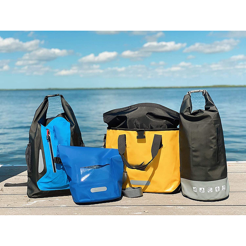 Waterproof Bags All Purpose Roll Top Sack Keeps Gear & Personal Items Dry Perfect for Rafting, Kayaking Winter Sports Paddle Boarding Swimming Boating Fishing