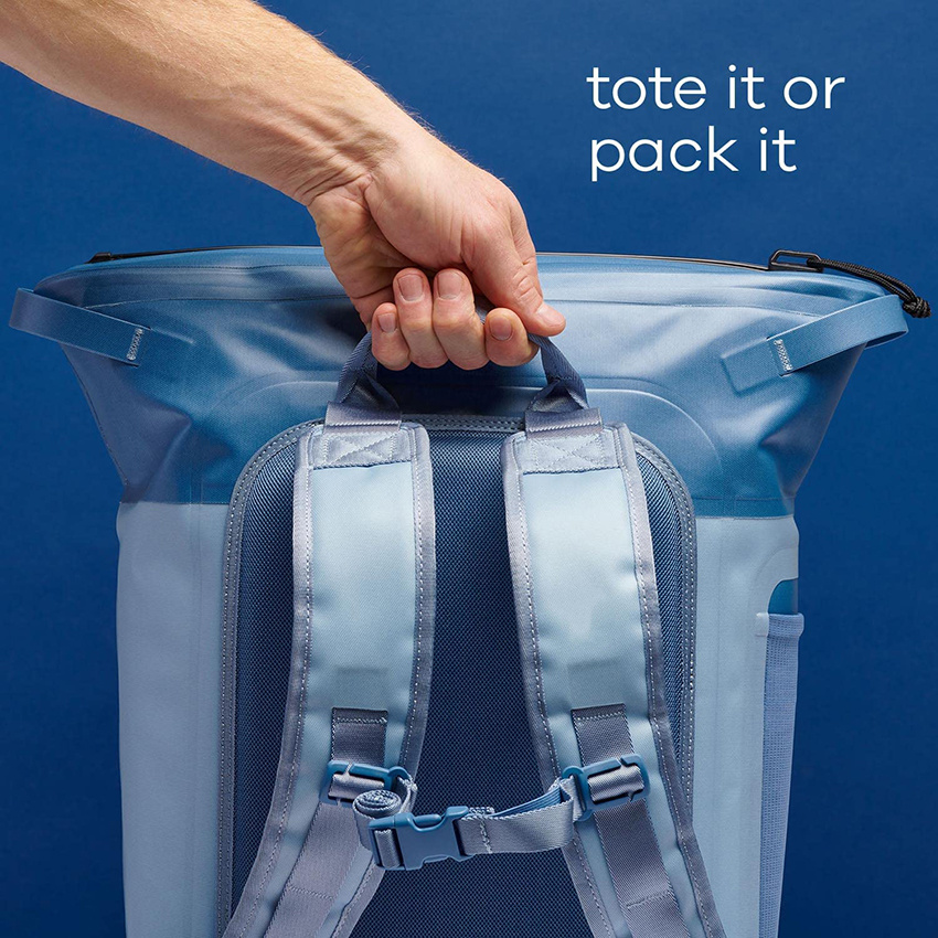 Day Escape Soft Cooler Reusable with Watertight Zipper Travel Insulated Dry Bag